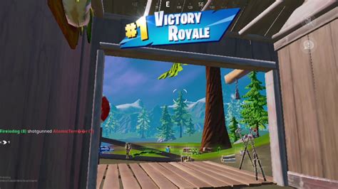 My First Win In Fortnite Screen Shot Youtube