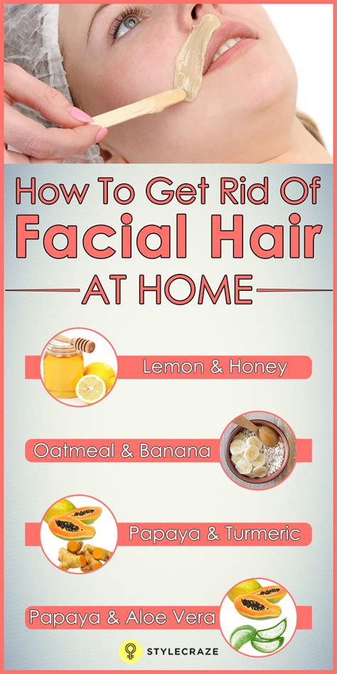 Facial Hair Removal With Honey Homemade Facial Hair Remover Masks