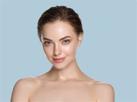 Premium Photo Beauty Woman Healthy Skin Natural Make Up Clean Fresh