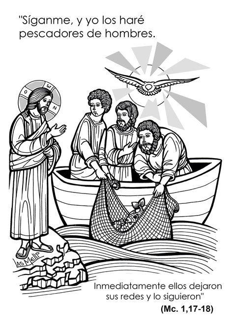 Icono Pescadores De Hombres Educacion Religiosa
