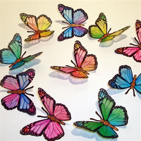 Butterflys Flight Pastel Butterflies Butterfly Wall Art Butterfly
