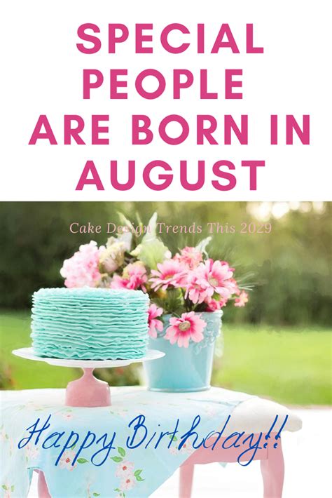 August Birthday Quotes Images For You