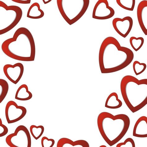 Valentines Day Abstract Paper Hearts Love Valentine Background With