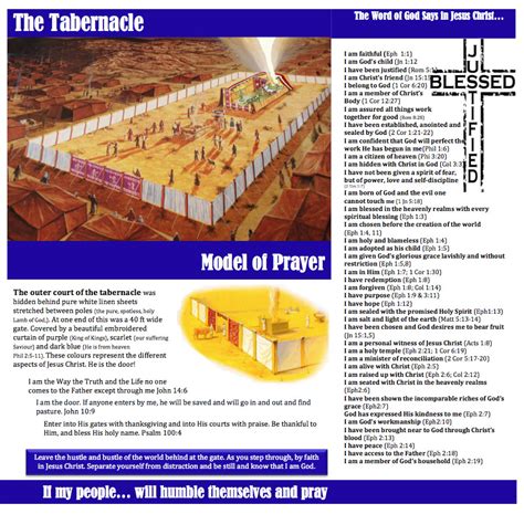 Jul 19 The Tabernacle Model Of Prayer — Friendship Community Church