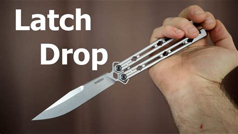 Latch Drop Butterfly Knife Trick Tutorial Beginner Balisong Trick
