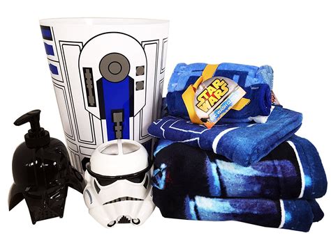 Star Wars Bathroom Set With 2 Bath Towels 1 Hand Towel 6 Washcloths