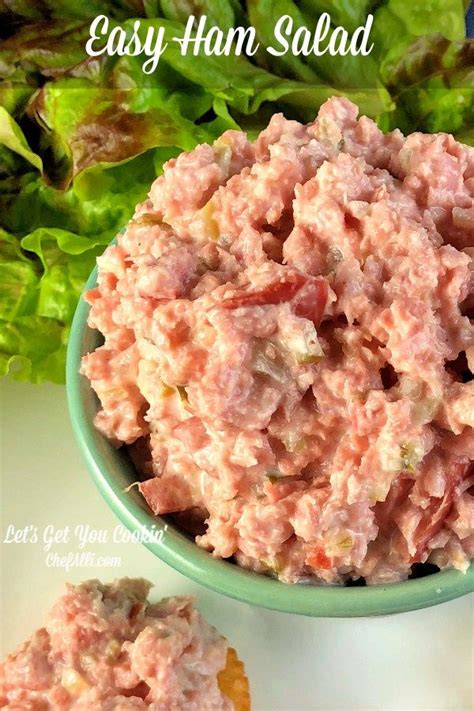 Grandma Lucilles Real Old Fashioned Ham Salad Chef Alli Recipe Ham Salad Dinner Recipes