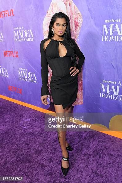 Alexa Abraxas Attends Tyler Perrys A Madea Homecoming Premiere On