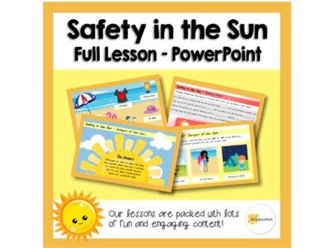 Safety In The Sun Ppt Full Lesson Ks1 Pshe Download And Go