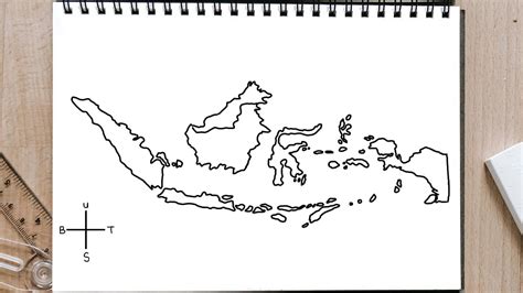 74 Gambar Sketsa Peta Indonesia Hd Terbaru Info Gambar