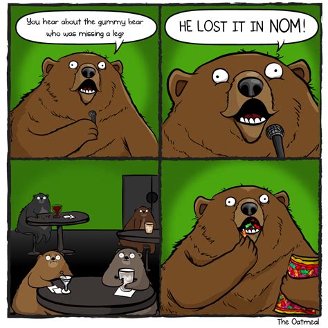 Bear Standup The Oatmeal Funny Animal Memes Funny Animals Funny