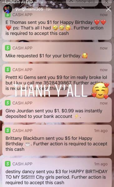 They must have it but they i accidentally sent money to a wrong cashtag. Yung Miami Says "Why Y'all Mad" After Asking Fans To Send ...