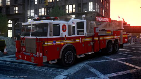 2014 Seagrave Aerialscope Ii Fdny Tower Ladder ~ Firefighter Mod By