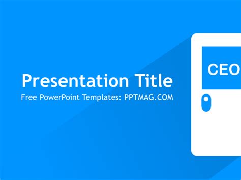 Free Ceo Powerpoint Template Pptmag