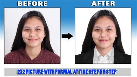X With Formal Attire Photoshop Tutorial Tagalog Sub Elite Designer