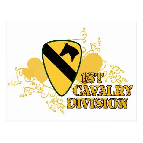 1st Cavalry Division Postcard Military Army Cavalry First Cavalry