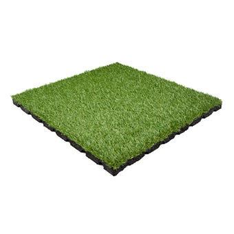 Produktbeschreibungen kunstrasen für balkon, terrasse und garten。 Kunstrasen Fliese 500x500x25mm - Kunstrasenfliesen ...