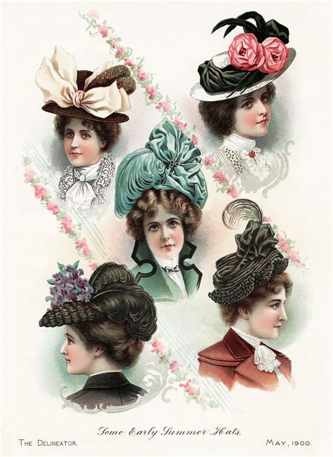 Victorian Hats Hats Vintage Vintage Ladies