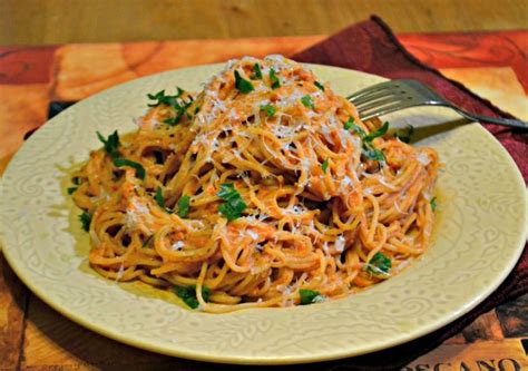 Angel hair pasta with seafood. Angel Hair Pasta With Blush Sauce - Jersey Girl Cooks