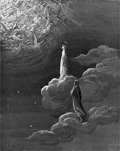 Dante And Beatrice Translated To The Sphere Of Mars Gustave Dore