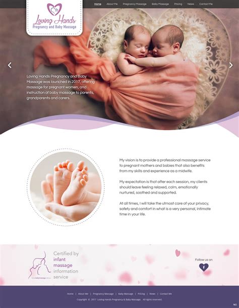 Elegant Modern Health And Wellness Web Design For Loving Hands