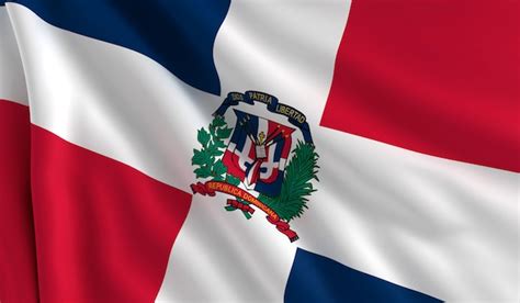 Bandera De Republica Dominicana Foto Premium