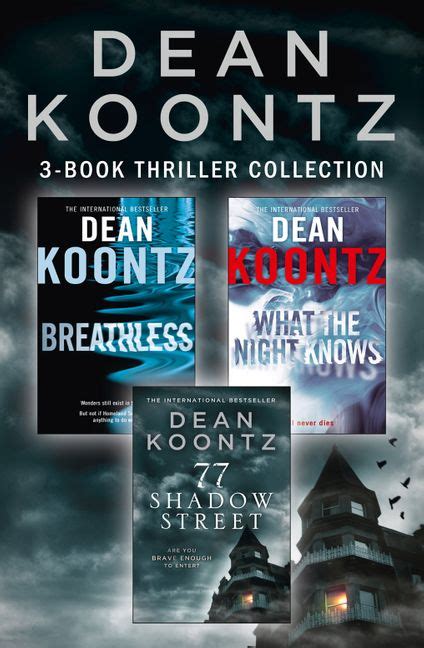 Dean Koontz 3 Book Thriller Collection Breathless What