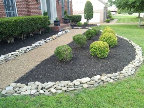 Design your own rock garden with these 10 rock garden ideas to create a different atmosphere. 12 Attractive Garden Edging Ideas With River Stones That ...