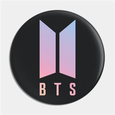 Discover 110 free bts logo png images with transparent backgrounds. BTS New Logo - Kpop - Pin | TeePublic