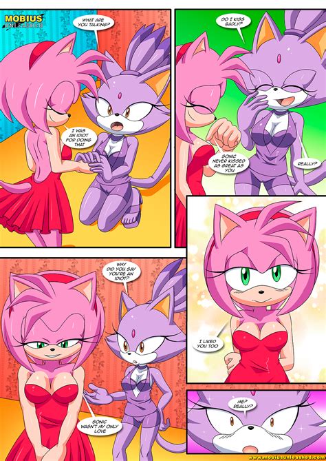 Rule 34 2girls Amy Rose Bbmbbf Blaze The Cat Burning Love Comic Cameltoe Comic Dialogue