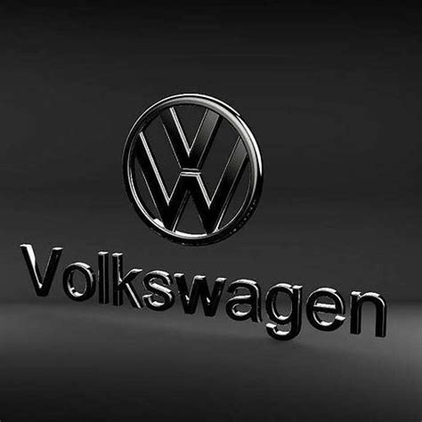Logo Volkswagen 3d Model 3d Printable Cgtrader