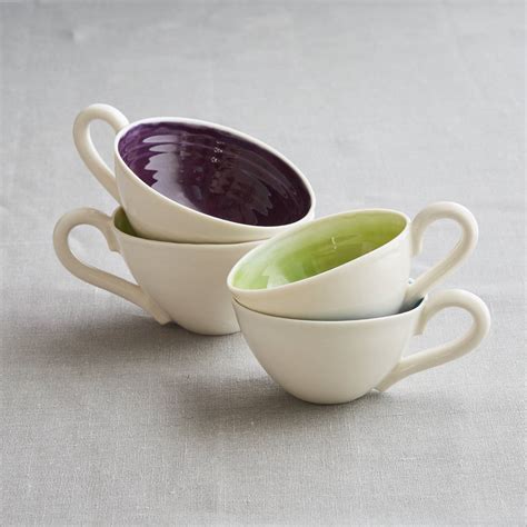 The word 'coffee' comes from the arabic word 'qahwah' which means dark and was used for several dark drinks including tea, wine, and coffee. handmade porcelain coffee and cappuccino cup by penny ...