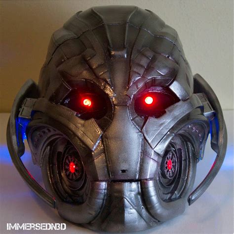 Self 3d Printed Ultron Cosplay Mask Rcosplay