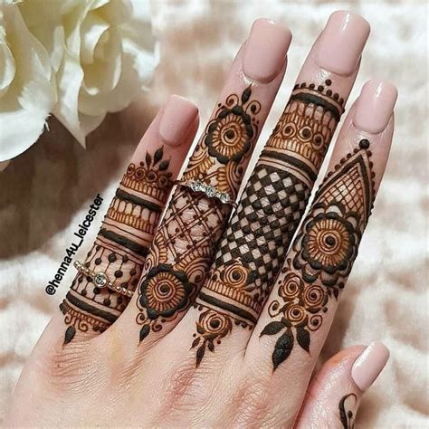 50 Simple Finger Mehndi Designs For Front And Back 2021 Finger Henna Ideas