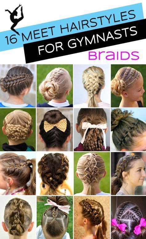 16 Gymnastics Hairstyles Braids Edition For Competition Day From Some
