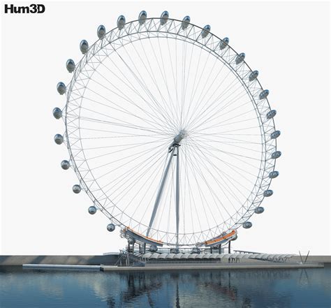London Eye 3d Model Architecture On Hum3d