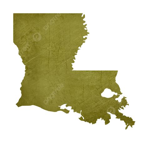 State Of Louisiana Isolated Icon United States American Clipping Path