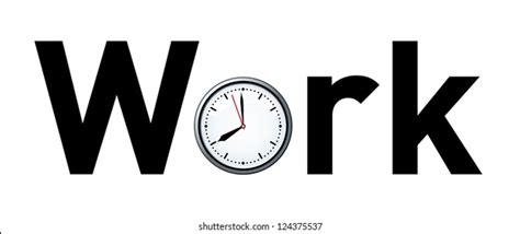 Time Work Stock Vector Royalty Free 124375537 Shutterstock