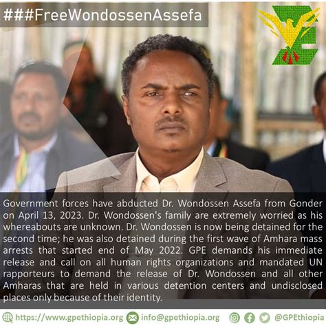 Genocide Prevention In Ethiopia On Twitter Freewondossenassefa