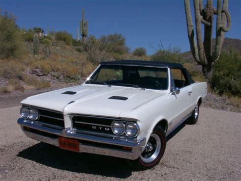 Az Authentic 64 Gto 4 Speed Tri Power Convertible For Sale Pontiac