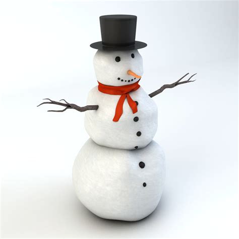 Snow Olaf 3d Model