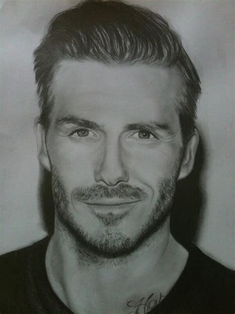 David Beckham Image Drawing Drawing Skill