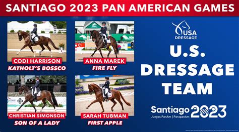 Us Equestrian Names Us Dressage Team For Santiago 2023 Pan American