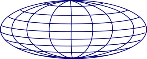 Dark Blue Wire Globe 2 Clip Art At Vector Clip Art Online