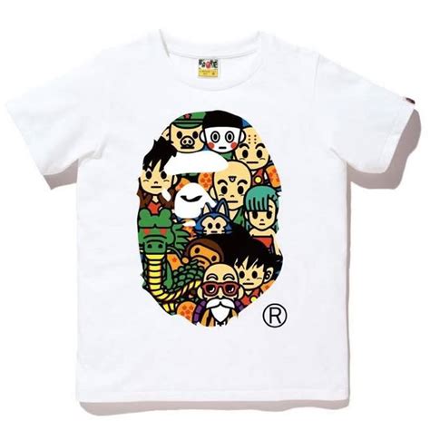 The bape x dragon ball z collection will release at bape locations worldwide starting this sat., dec. BAPE and Dragon Ball Unveil Their Biggest Collaboration ...