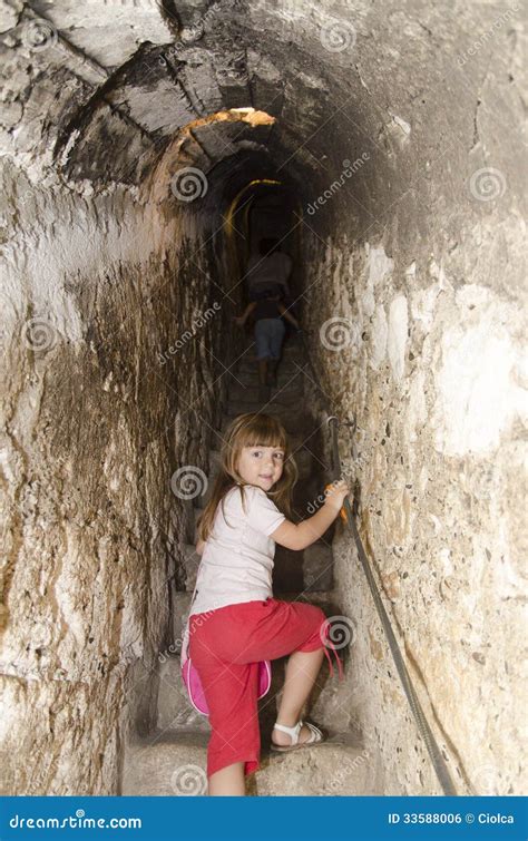 Secret Passage At Bran Castle Romania Editorial Photo Image Of