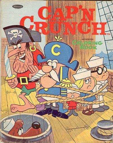 Capn Crunch Coloring Book Vintage Coloring Books Classic Cartoon
