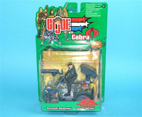 2002 Gi Joe Vs Cobra Assault Quad And Gung Ho V10 Moc Mosc Euro Card