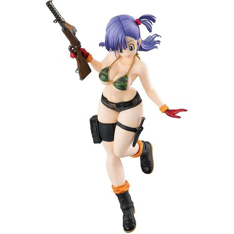 Japanese Anime Dragon Ball Gals Bulma Army Ver Figure Megahouse Japan Collectibles And Art