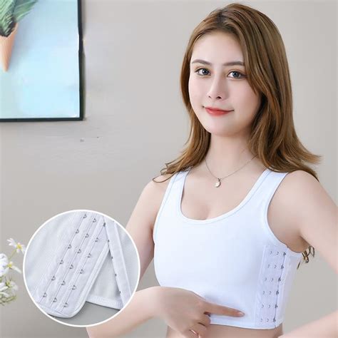 Buy S Xl Lesbian Sportwear Chest Breast Binder Trans Crop Top Flat